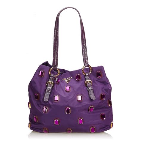 borsa prada viola